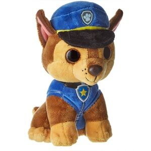 NWT TY 41208 Paw Patrol - Chase with Glitter Eyes 15 cm
